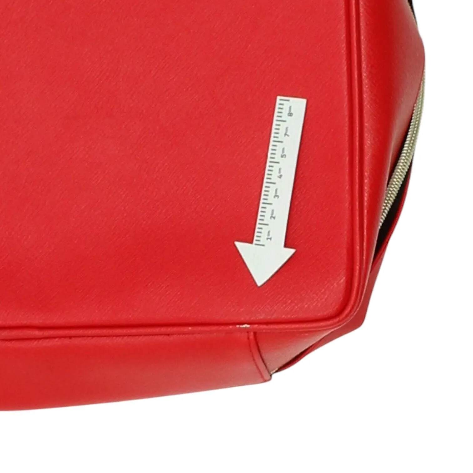 Estee Lauder Womens Red Travel Cosmetic Make Up Bag | High End Designer Bag VTG