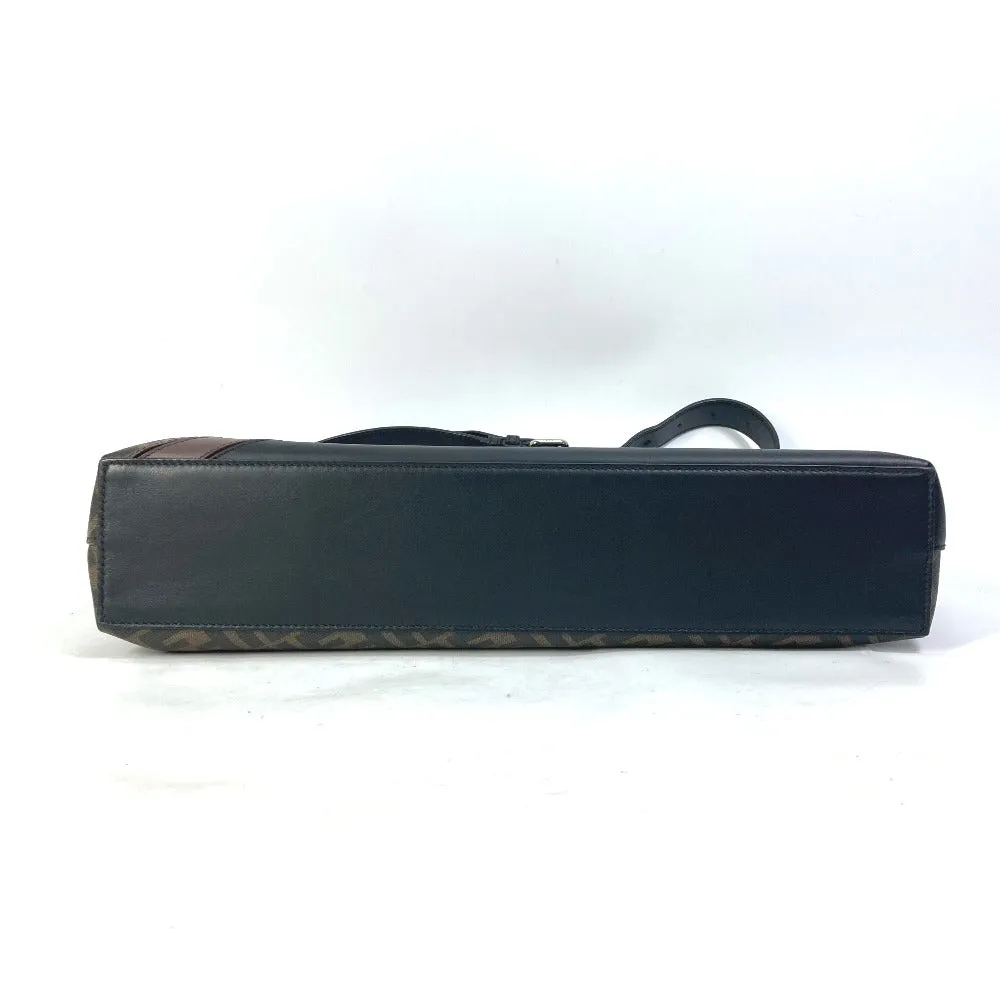 FENDI Handbag 8BH253 PVC Brown Zucca Briefcase mens Used
