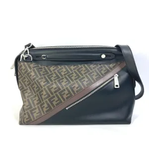 FENDI Handbag 8BH253 PVC Brown Zucca Briefcase mens Used