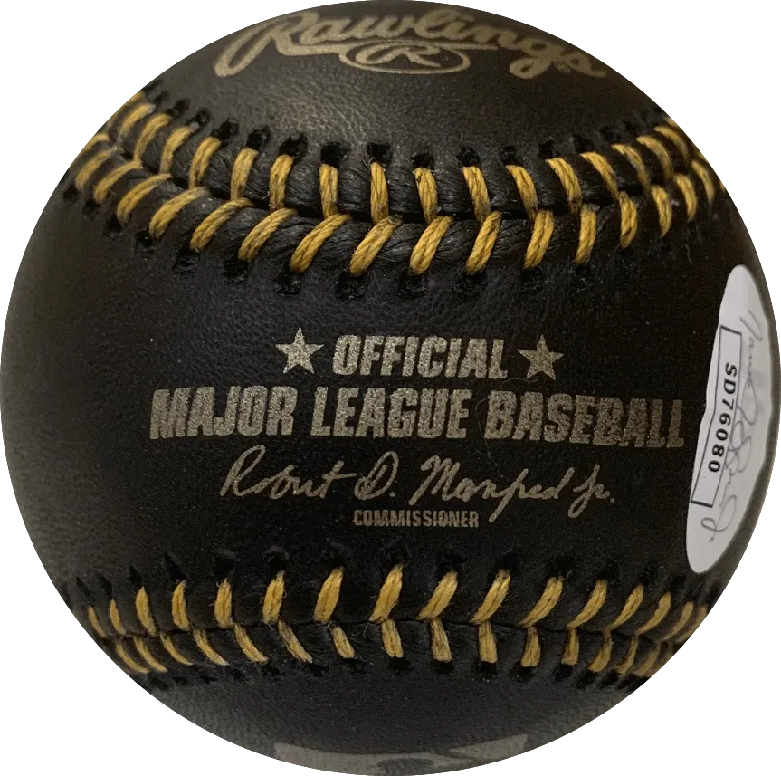 Fernando Tatis Jr Autographed Black Official Major League Baseball (JSA)