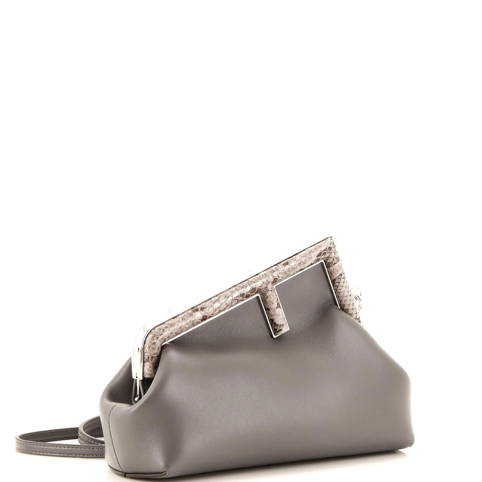 First Bag Leather with Python Small