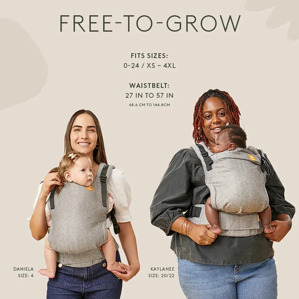Free-to-Grow Baby Carrier, Cotton - Graphite (See Description)
