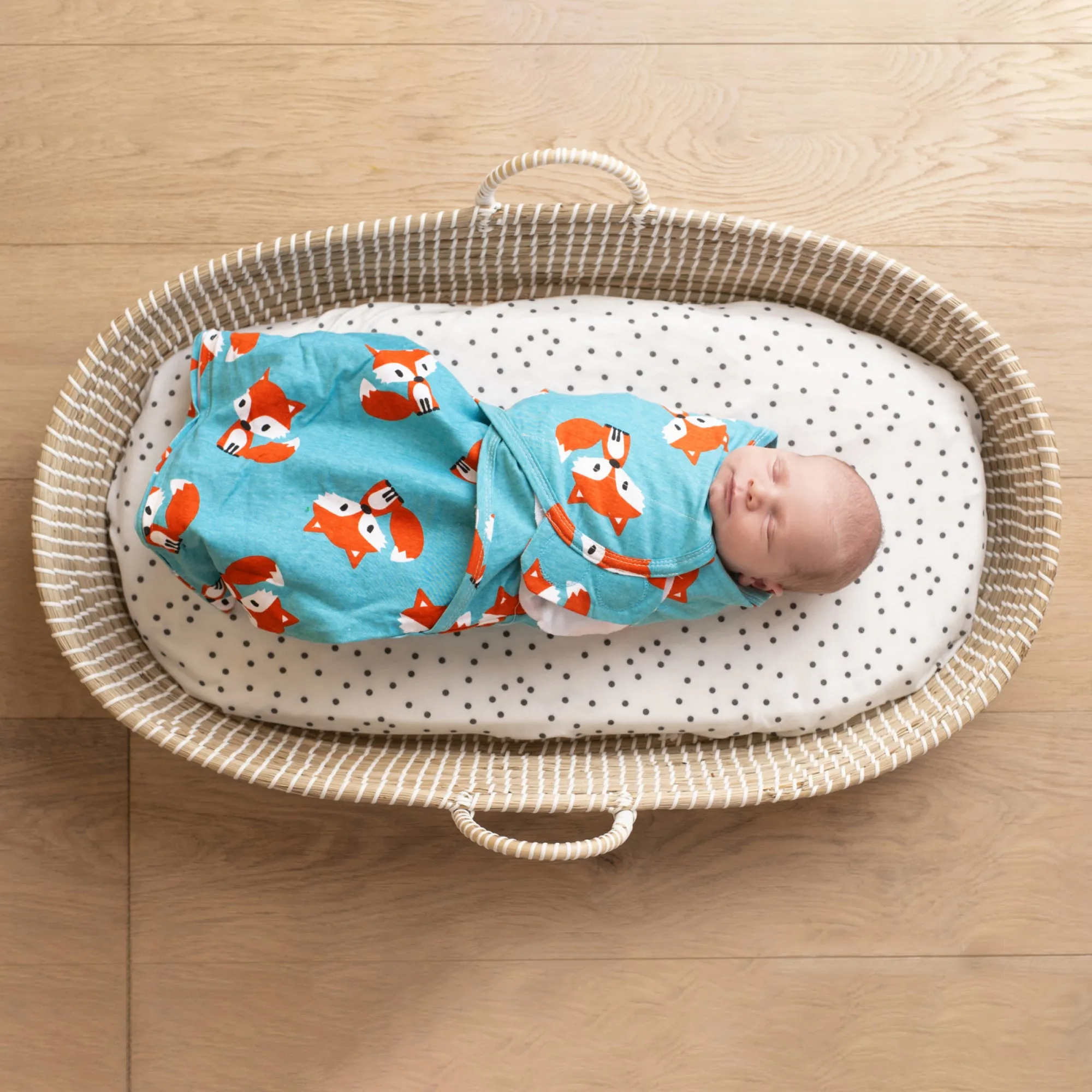 Friendly Fox Zippy Swaddle