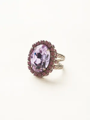 Glamorous Oval-Cut Cocktail Ring - RBT68ASVE