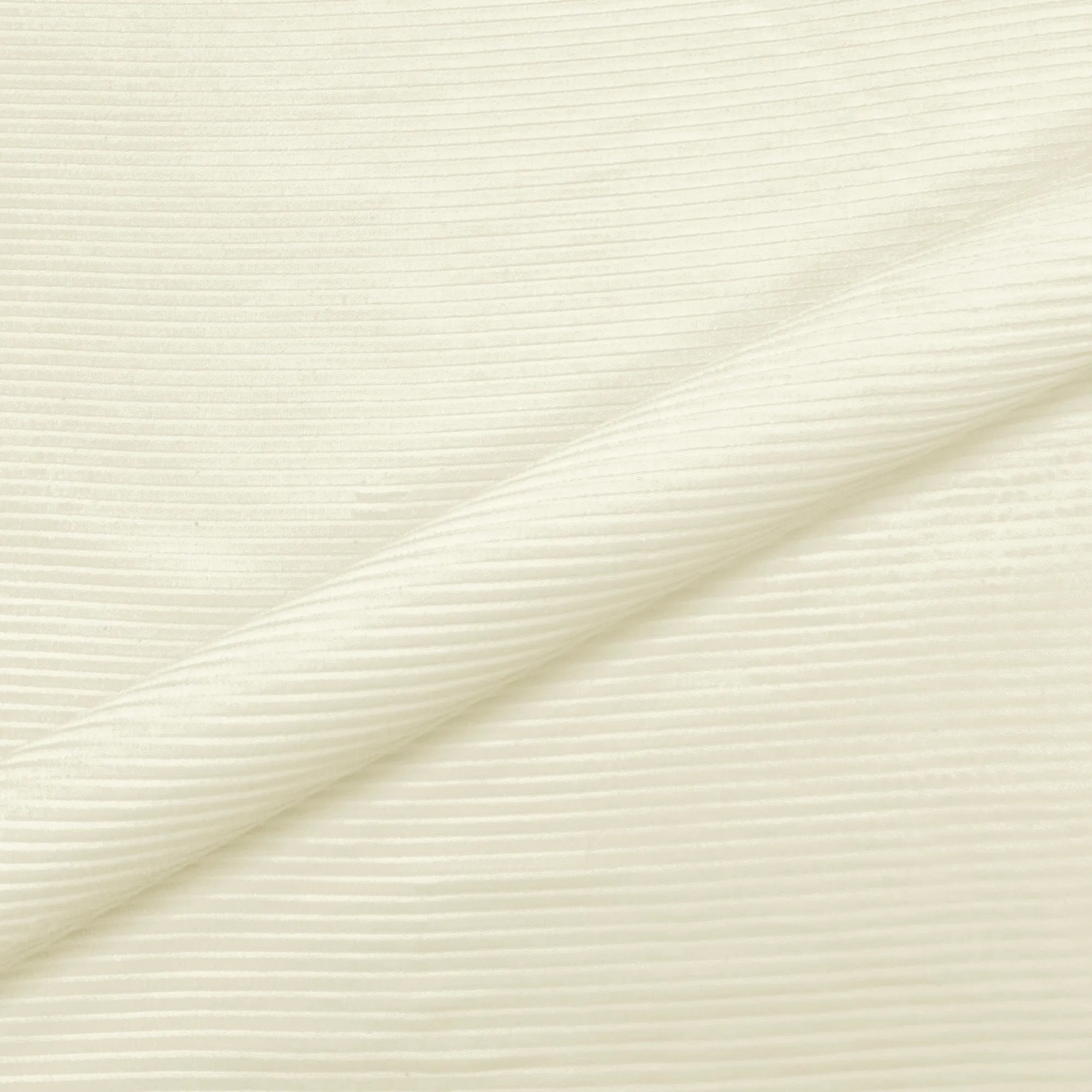 Glamorous White Striped Velvet Upholstery Fabric 54"