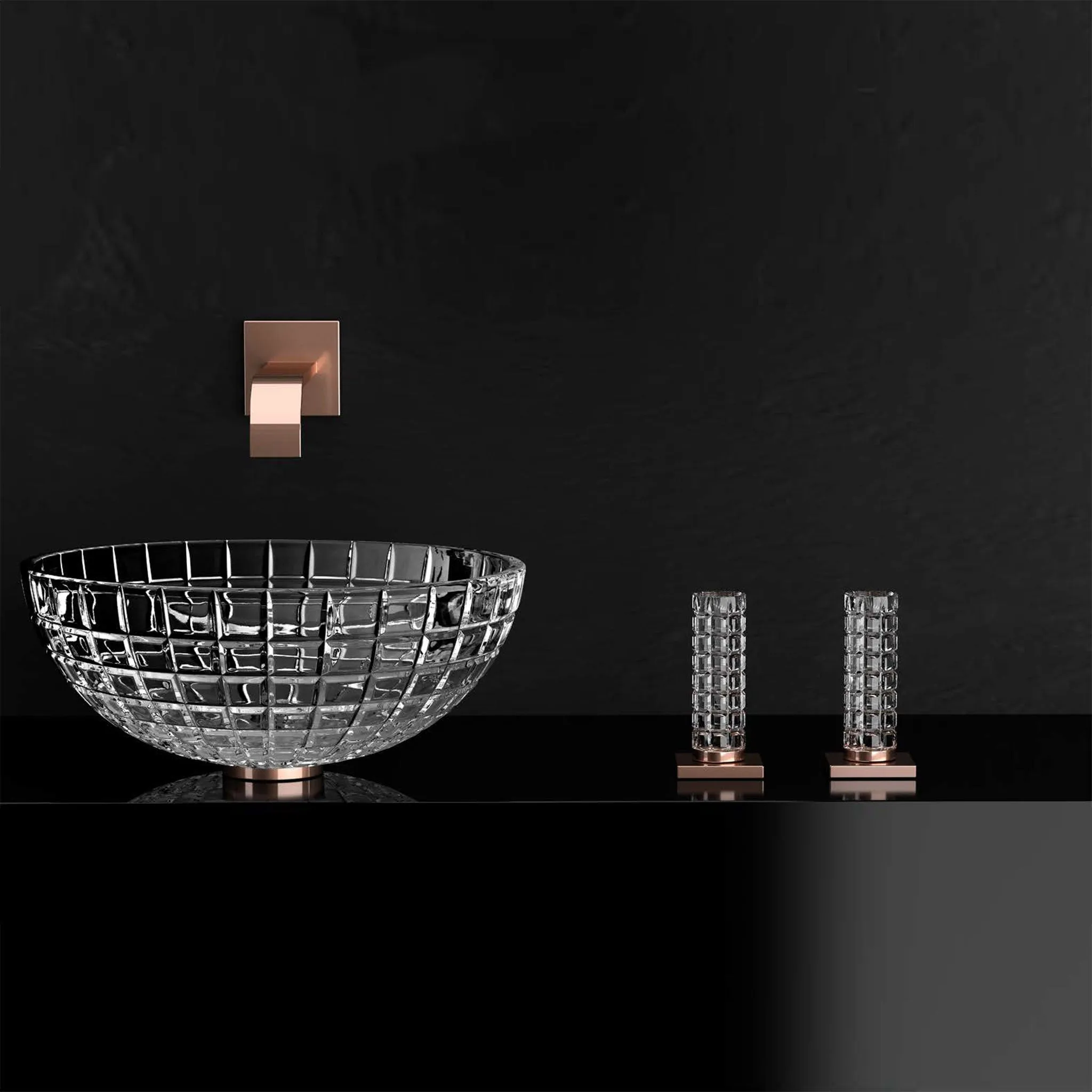 Glass Design Vessel Sink Glamorous Luxor Round