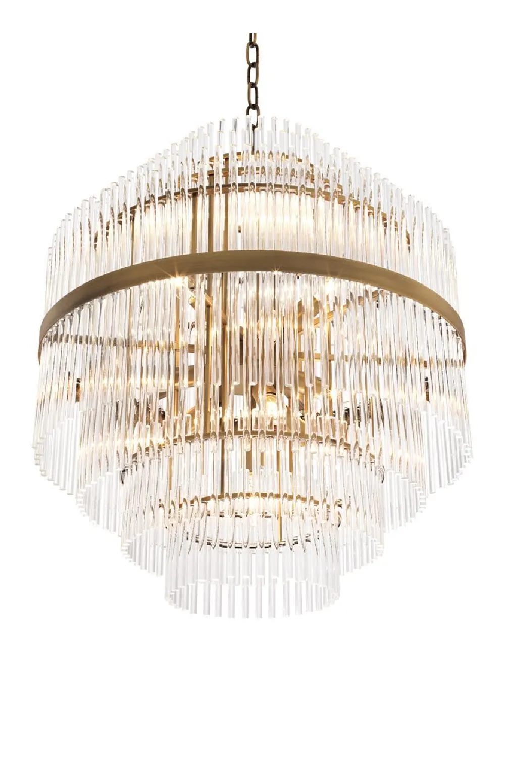 Glass Layered Chandelier | Eichholtz East