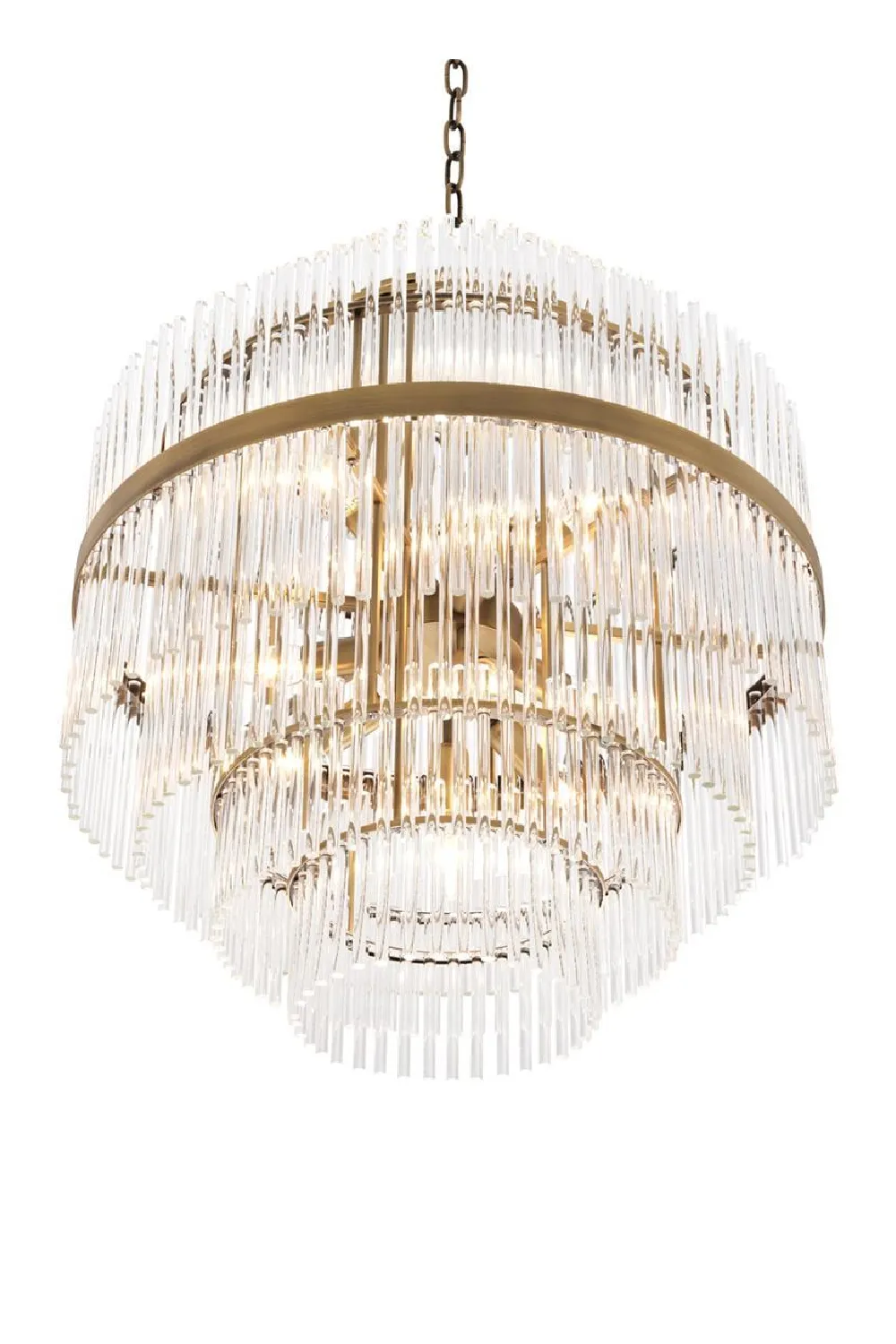 Glass Layered Chandelier | Eichholtz East