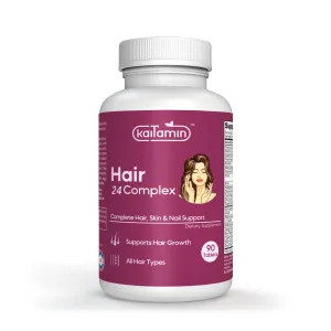 Hair 24 complex -  Hair Supporting Supplement with Biotin - 90 Tablets
