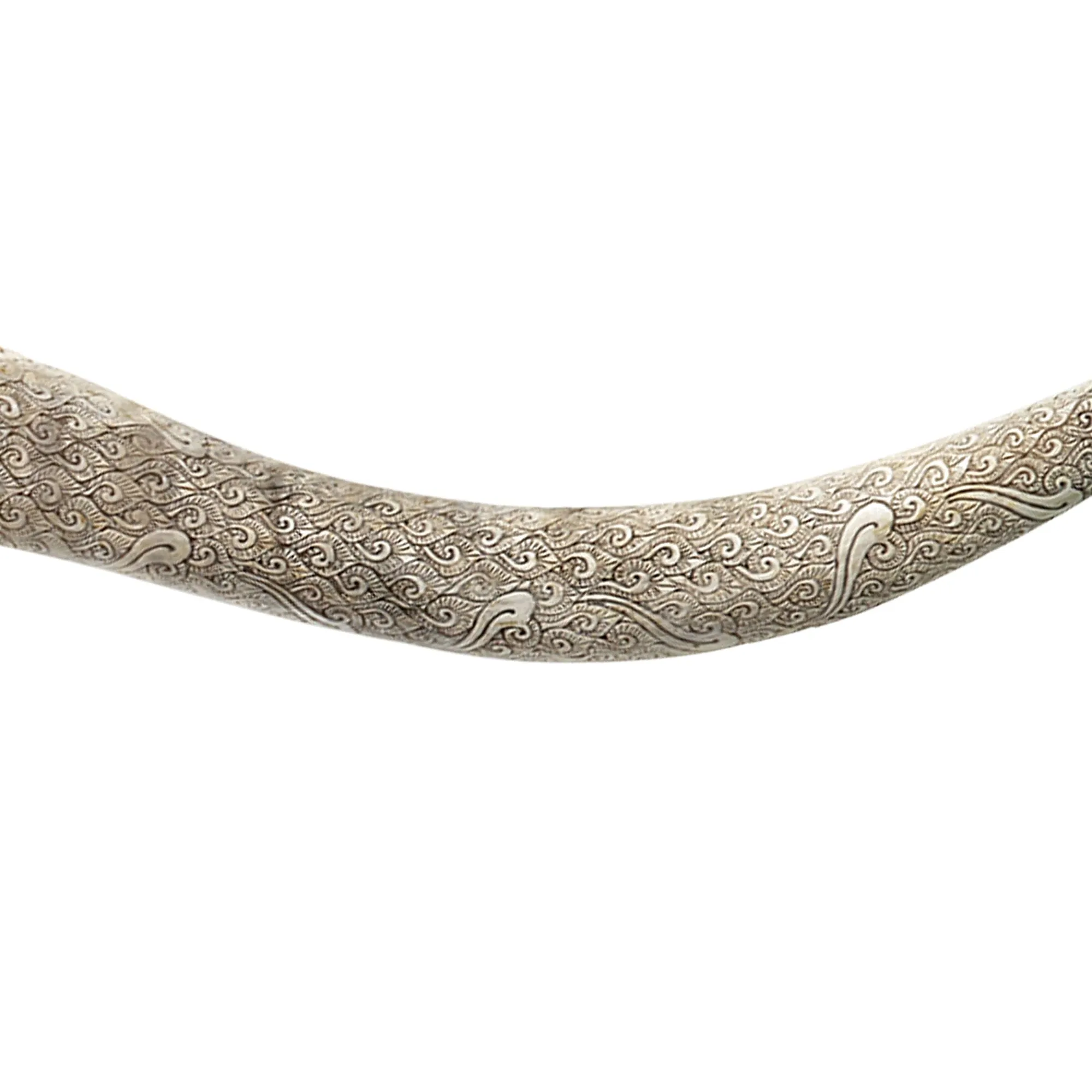 Hand Carved Longhorn Skull // XL Horns - Antique Ganesha
