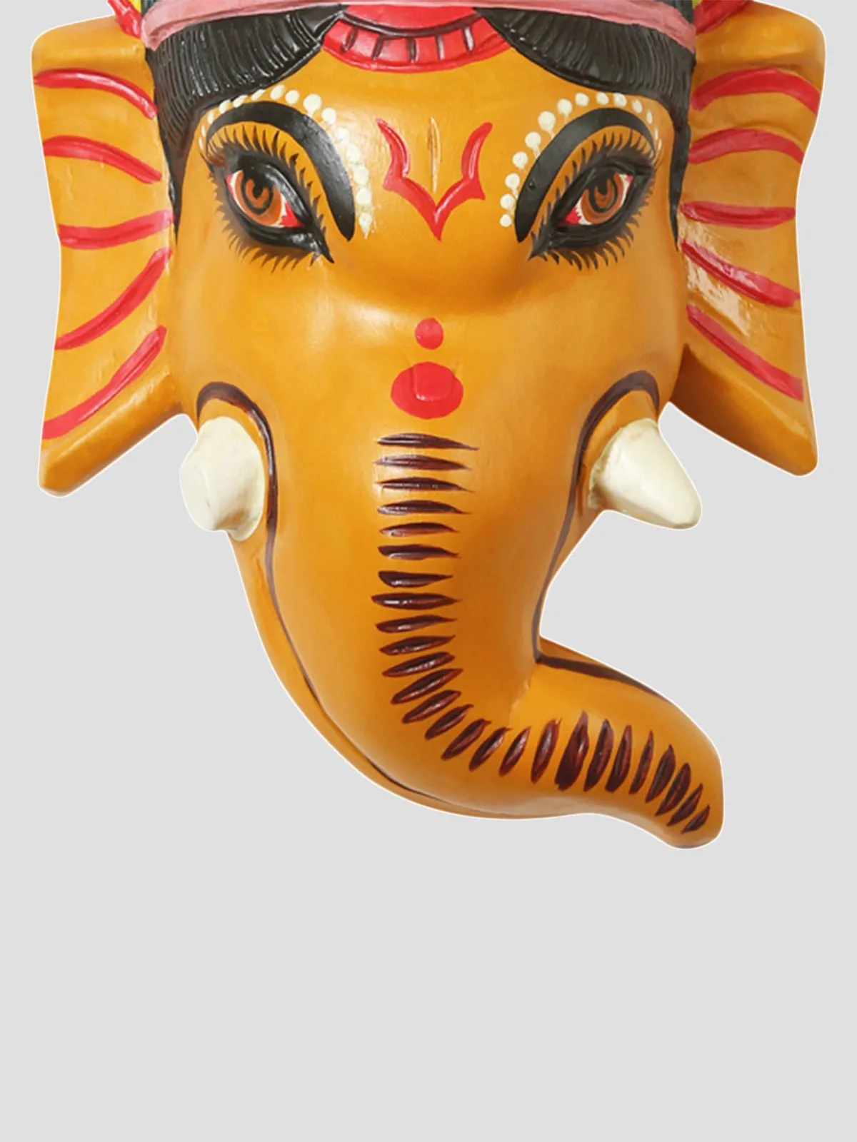 Handcrafted Wooden Mask in Colour