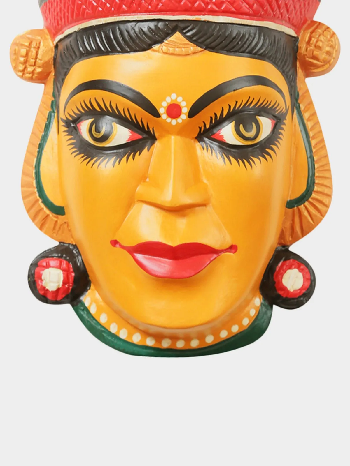 Handcrafted Wooden Mask in Colour