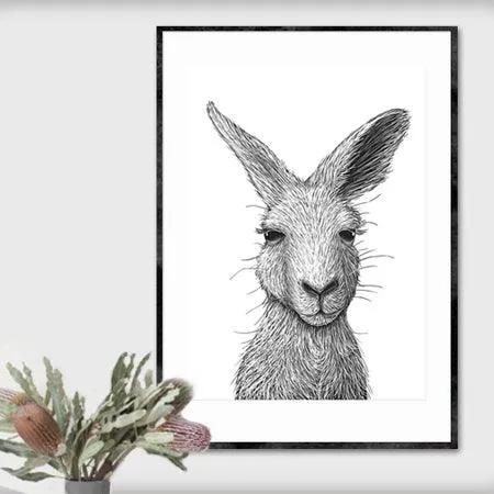 HELLO ROO Limited Edition Art Print