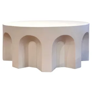 Hutchins Outdoor Coffee Table, Ivory