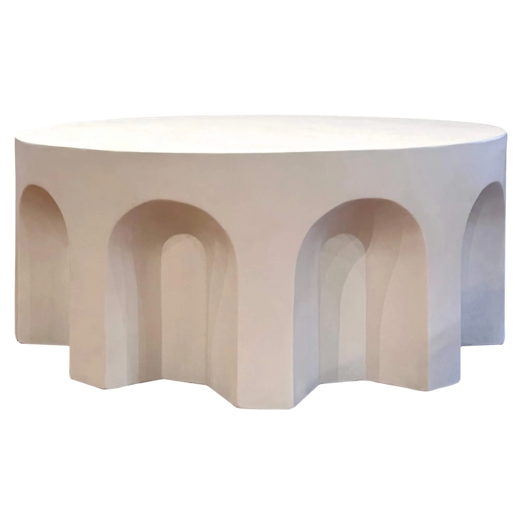 Hutchins Outdoor Coffee Table, Ivory