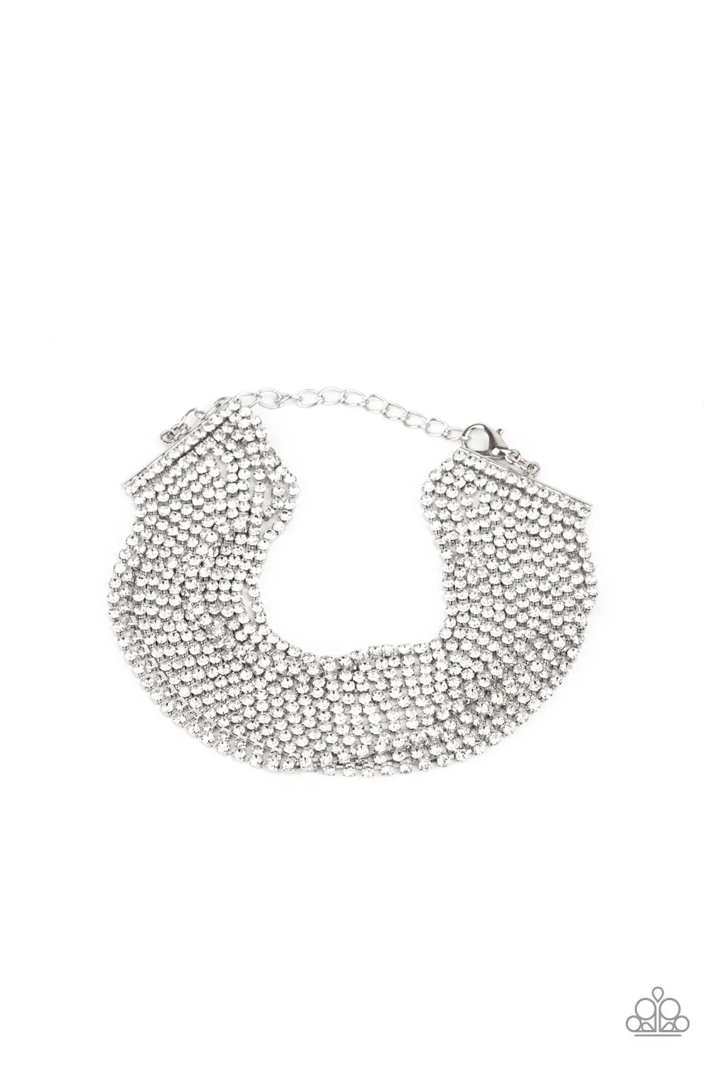 I Woke Up Like This - White Bracelet - Paparazzi Accessories