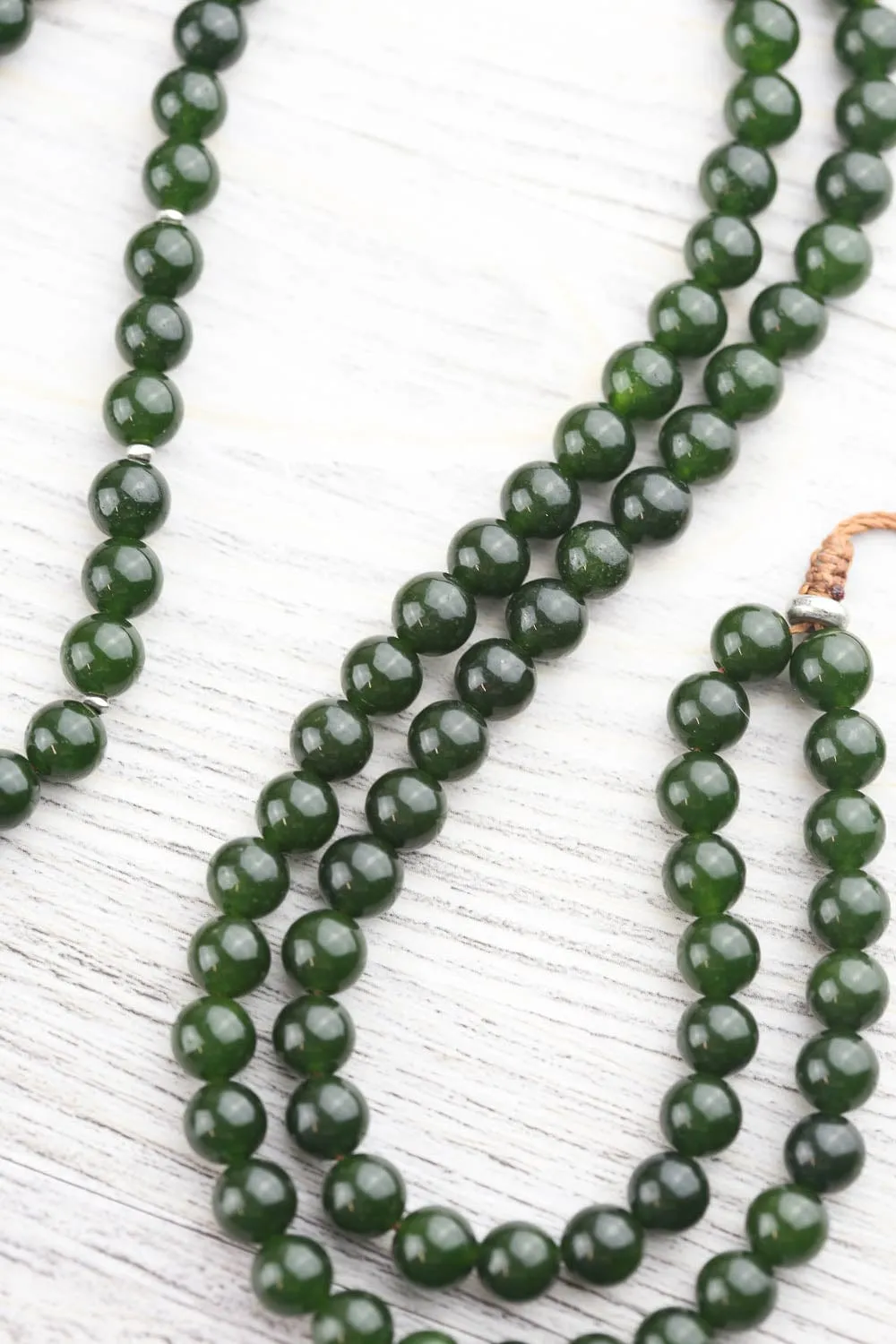 Jade Healing Mala Necklace