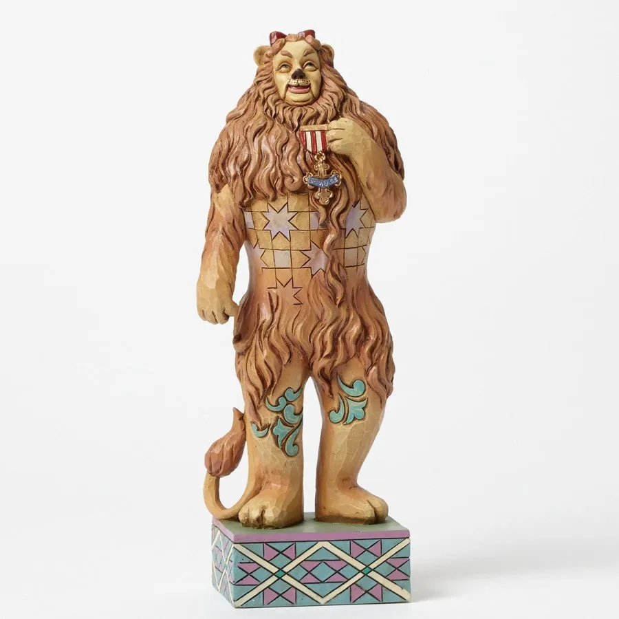 JIM SHORE WIZARD OF OZ COWARDLY LION IF I ONLY HAD THE NERVE