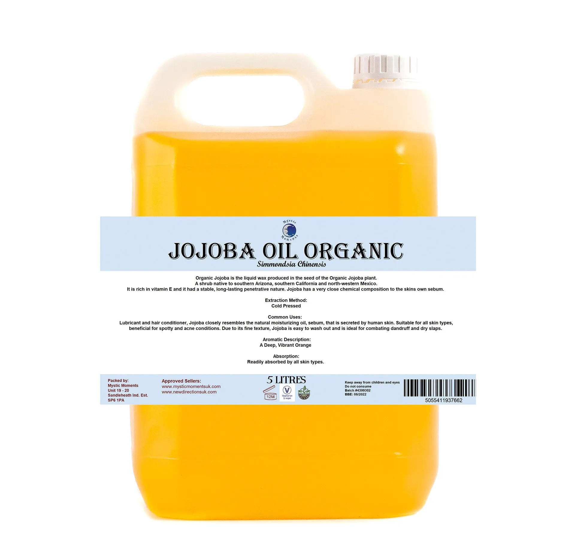 Jojoba Organic Carrier Oil