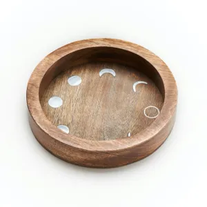 Jyotisha Round Mango Wood Trinket Dish