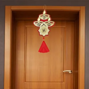 Kitlyn Diwali Decoration Toran for Home and Office Main Door/Wall Decor/Door Decor/Navaratri Decoration/Home and Shop Decoration/Wedding/Festival Decoration (Pack of 1) Length 23 cm