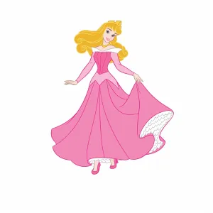 kotacreations Princess pic for Kids Wall Sticker Door,Window, Design Decal Standar(Cover Area:-76x69cm)DD060