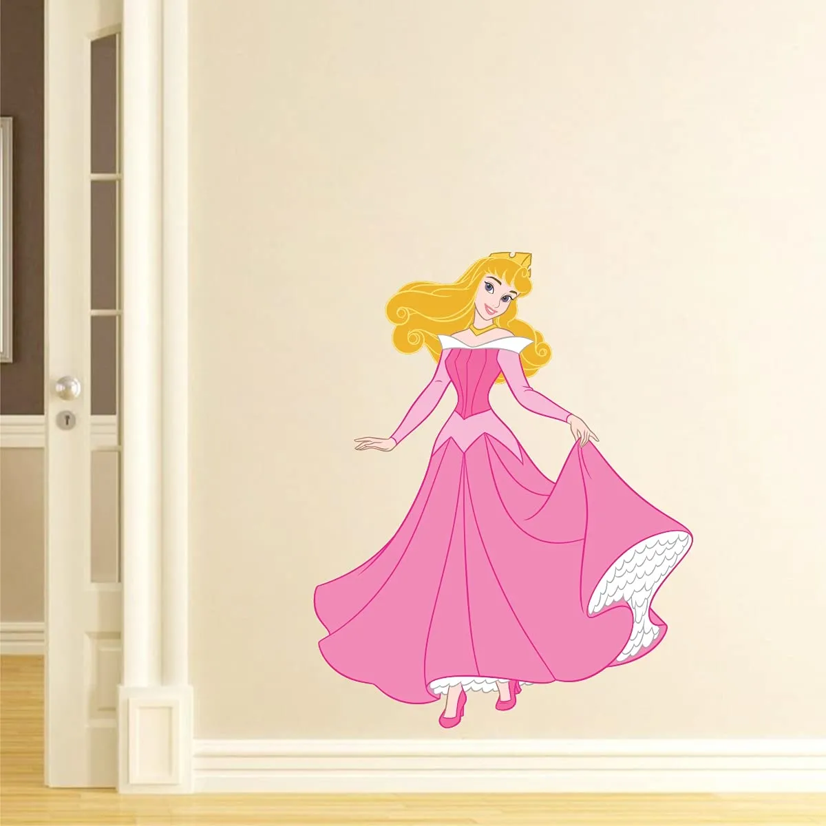 kotacreations Princess pic for Kids Wall Sticker Door,Window, Design Decal Standar(Cover Area:-76x69cm)DD060