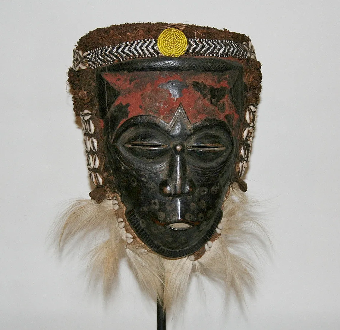 Kuba Lele Helmet Mask Rare Antique Congo DRC