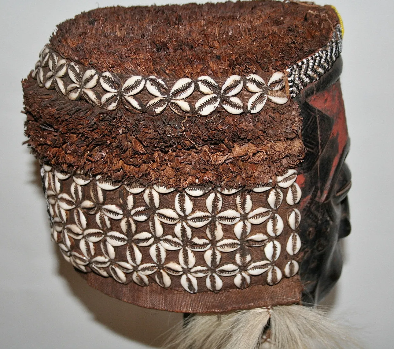 Kuba Lele Helmet Mask Rare Antique Congo DRC