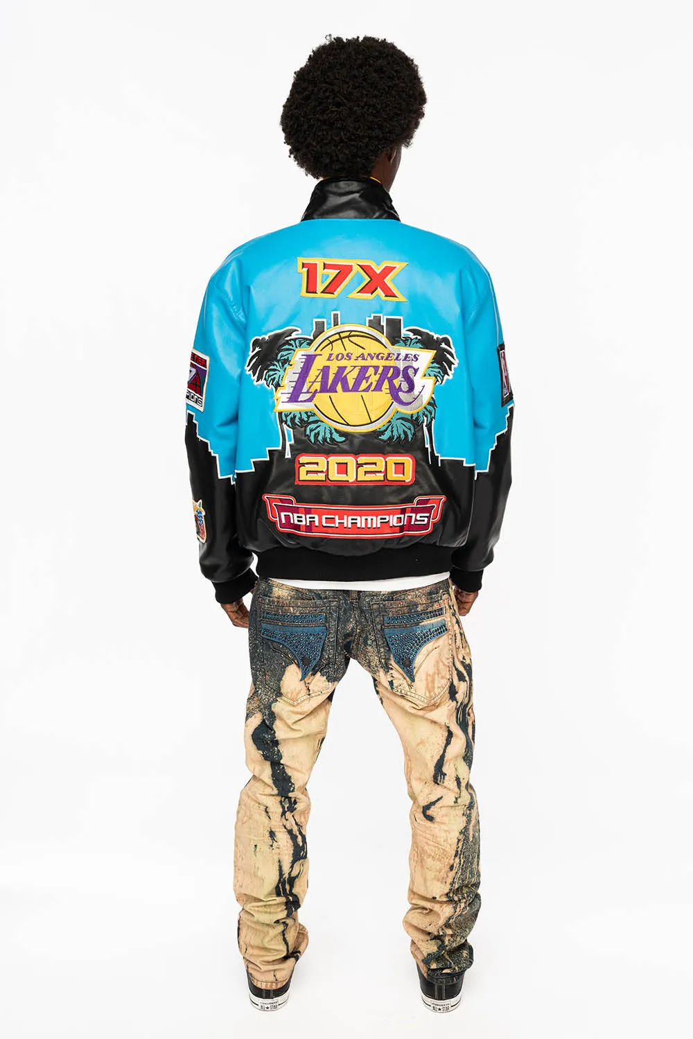LA LAKERS CHAMPIONS VEGAN JKTS