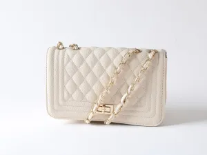Large Quilted Crossbody Shoulder Bag