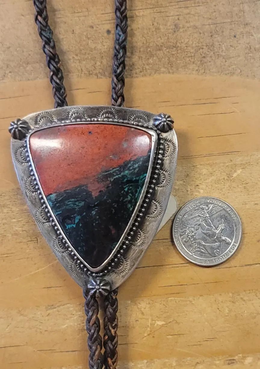 Laura Ingalls Sonora Sunset Shield Bolo
