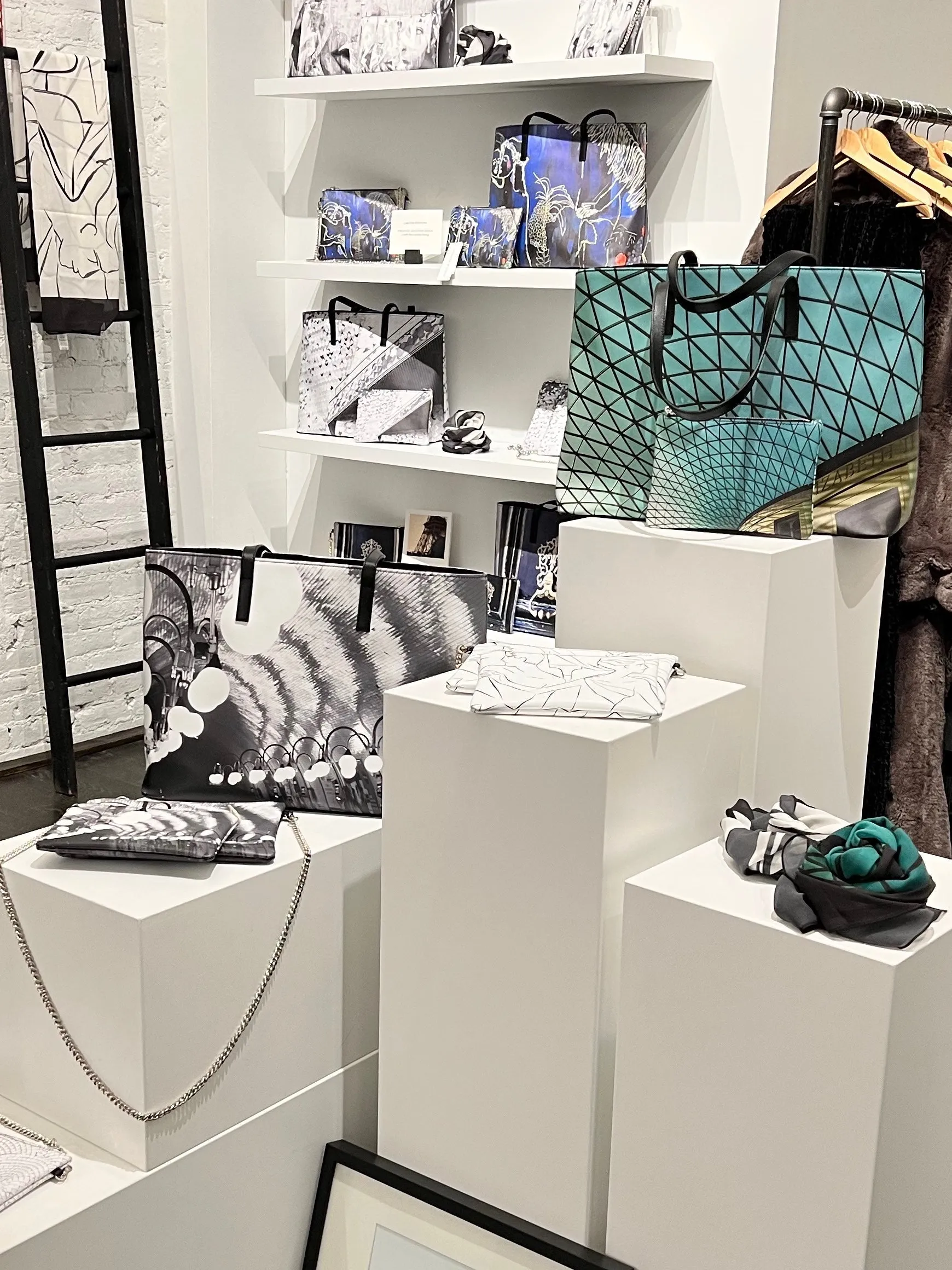 Leather Crossbody Bag in Metro Cité by Jessica Murray