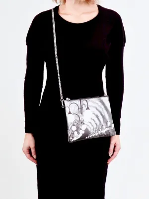 Leather Crossbody Bag in Metro Cité by Jessica Murray