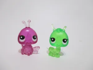 Littlest Pet Shop Rare Translucent Garden Fairy Pet 3052 3048 Authentic LPS OCT16J