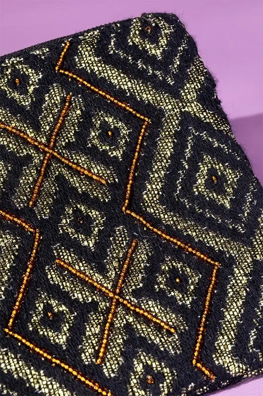 LUSTER ETHNIC PATTERNED WRISTLET