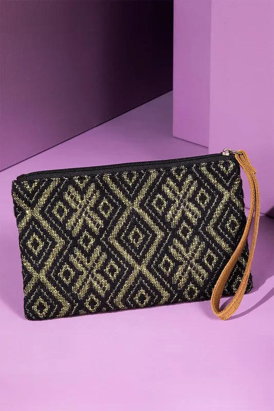 LUSTER ETHNIC PATTERNED WRISTLET