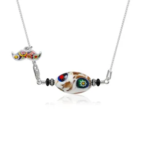 Marble White Legend Necklace IV