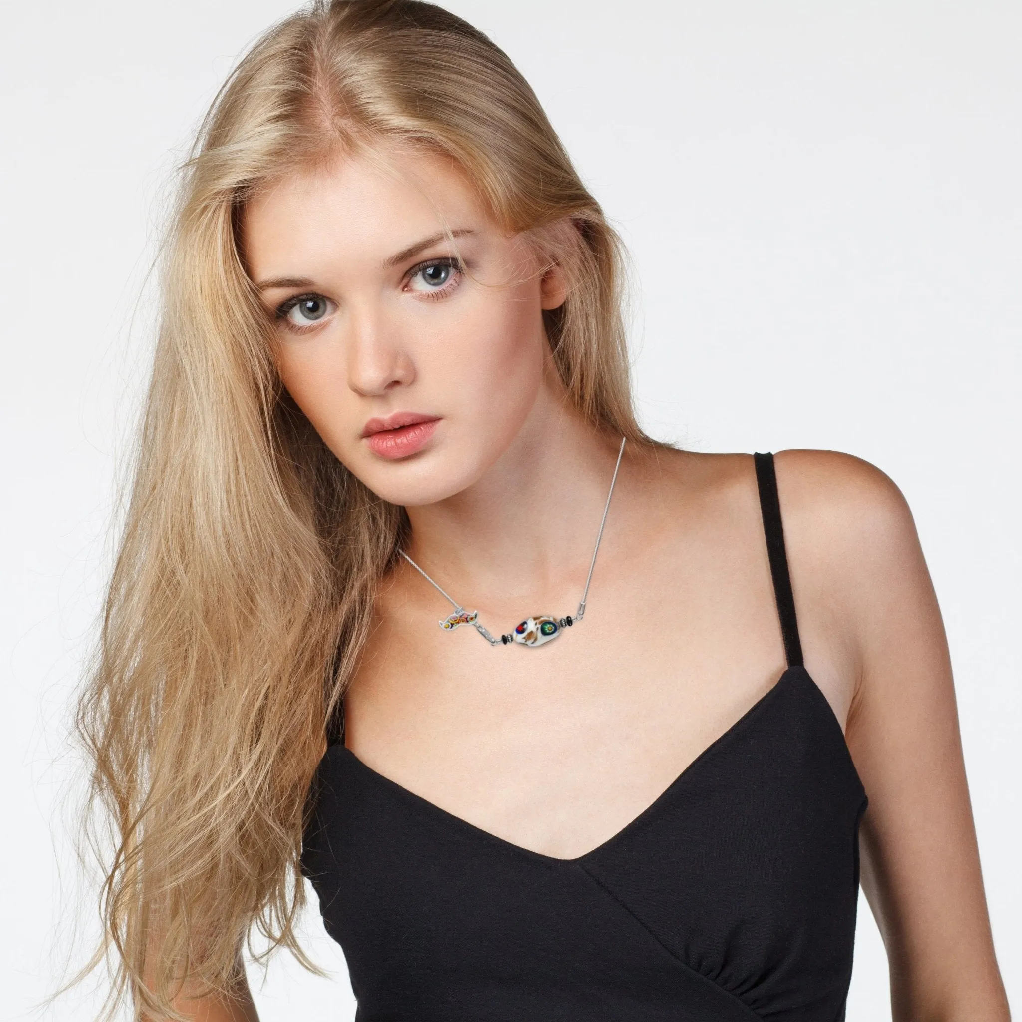 Marble White Legend Necklace IV