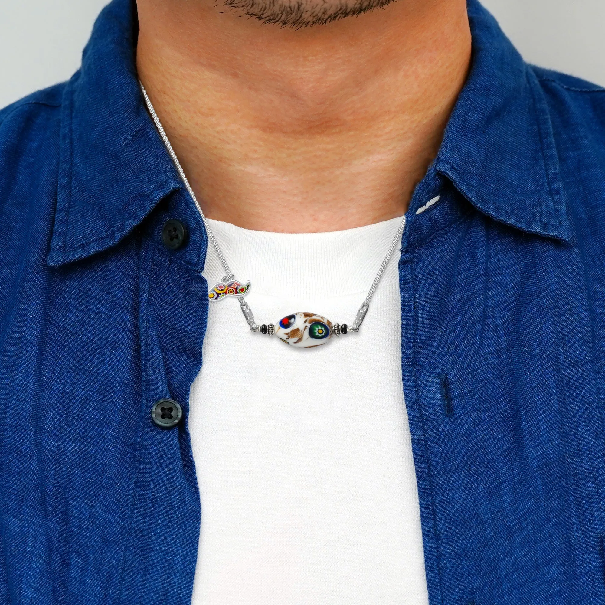 Marble White Legend Necklace IV