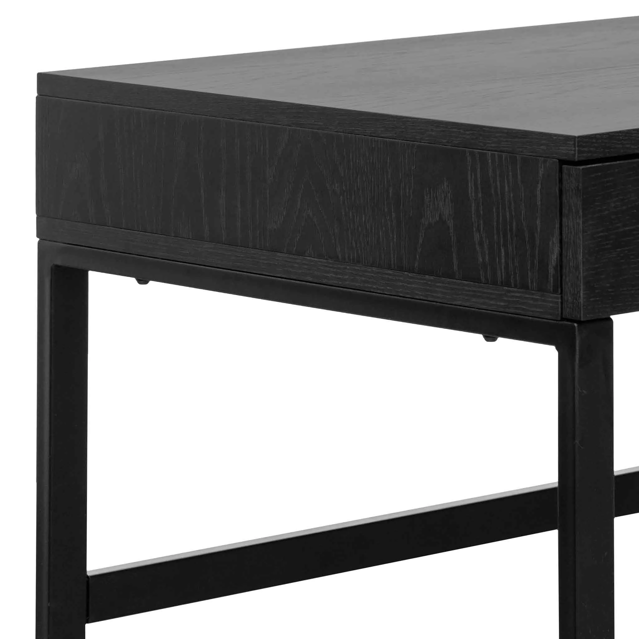 Melissa 120cm Home Office Desk - Black