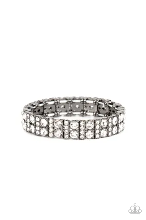 Mic Dropping Drama - Black Bracelet - Paparazzi Accessories