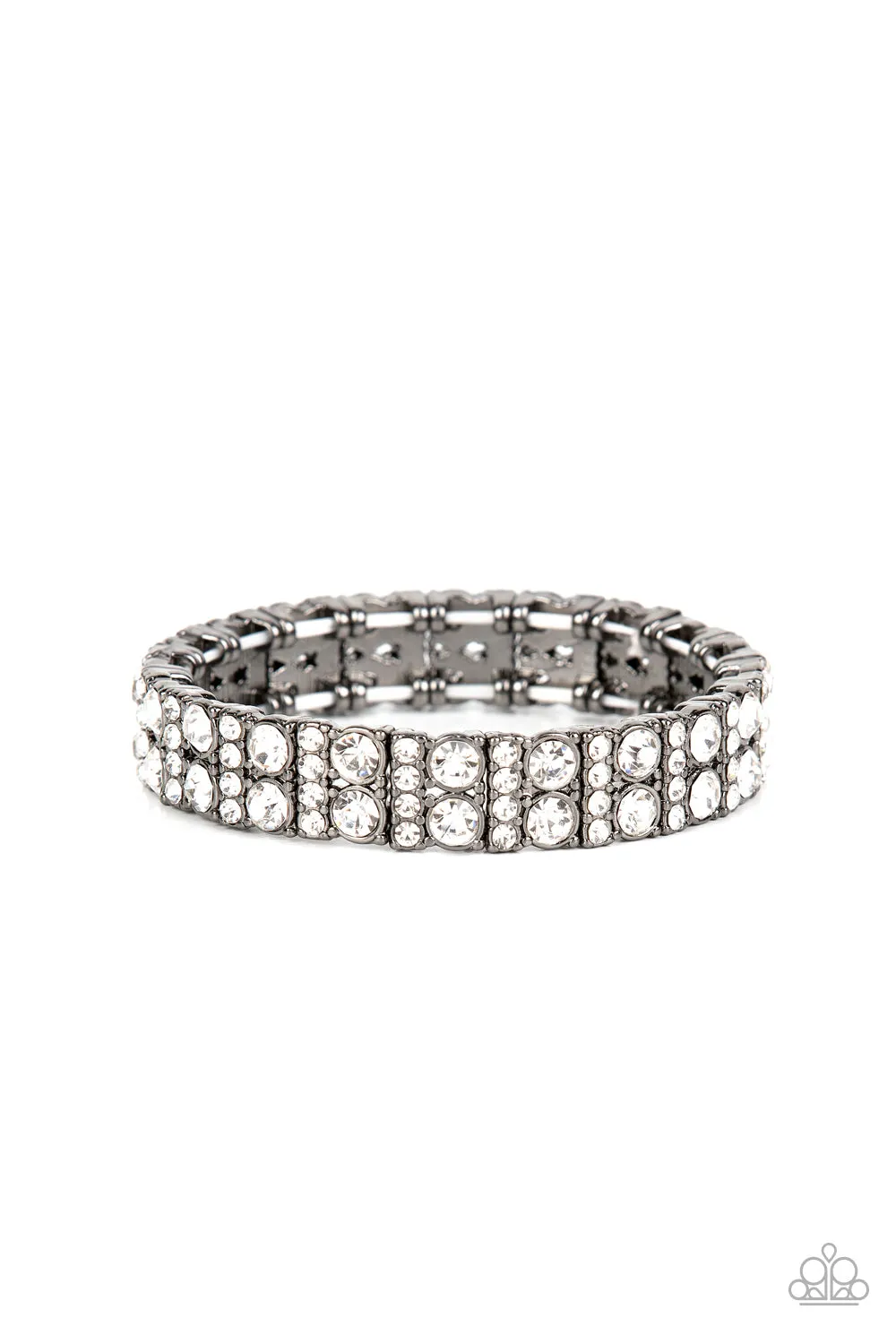 Mic Dropping Drama - Black Bracelet - Paparazzi Accessories