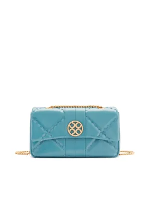 Mosaic Diamond Chain Bag - Blue