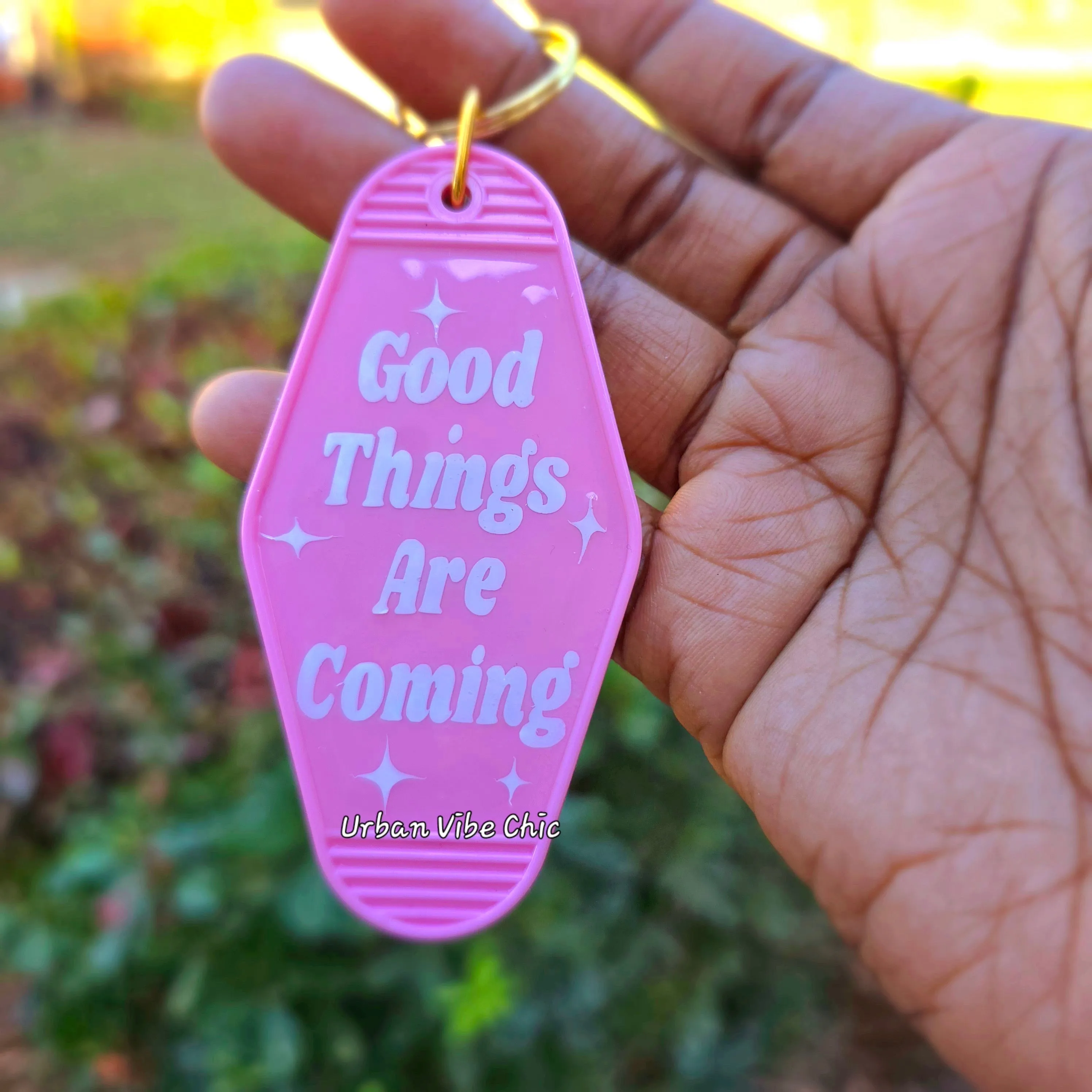 Motel Keychain - Good Things Are Coming