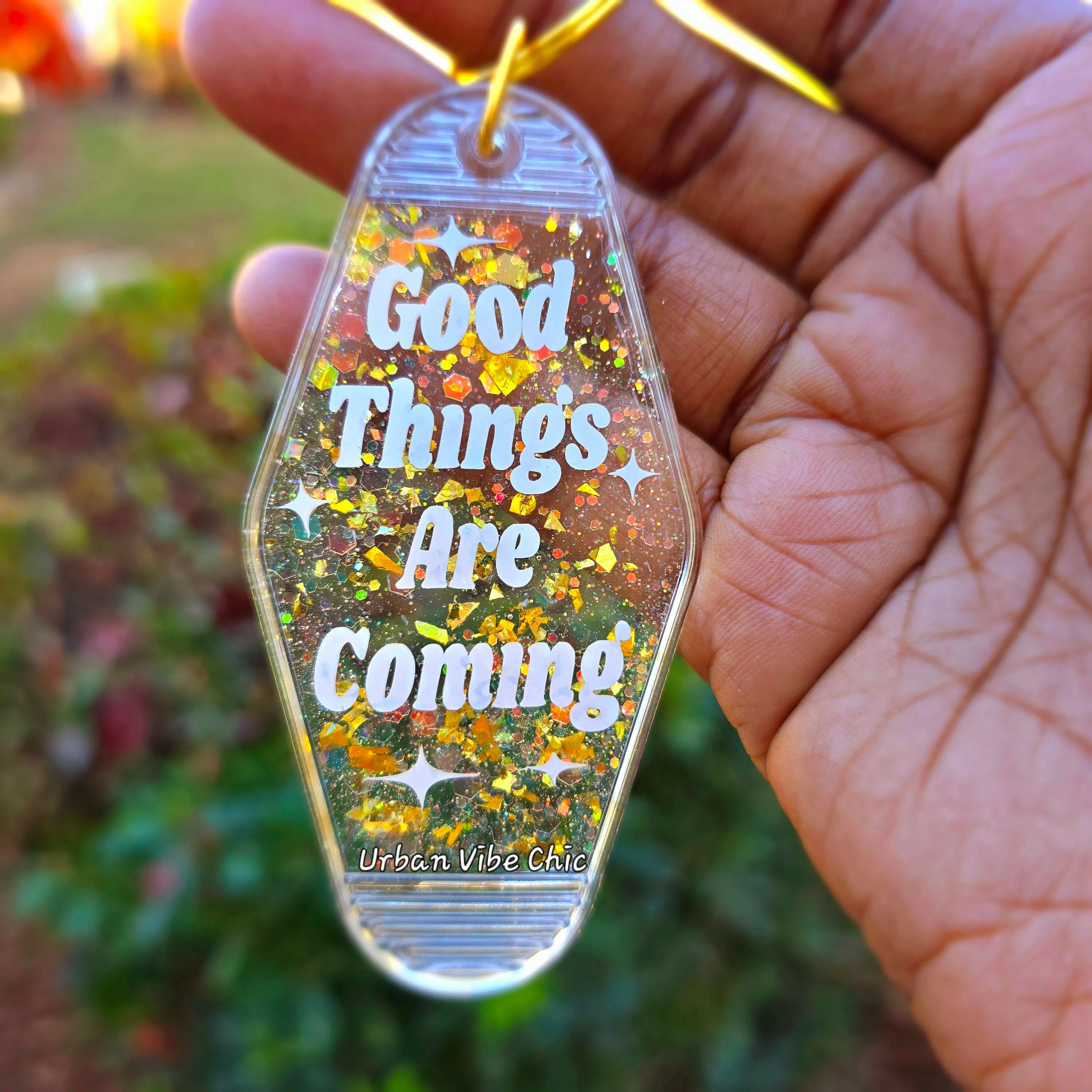 Motel Keychain - Good Things Are Coming