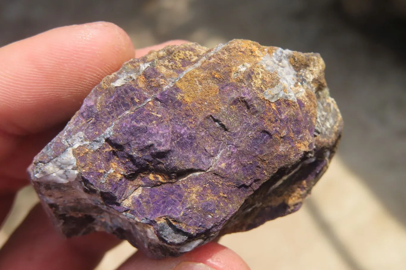 Natural Metallic Purpurite Specimens x 35 From Erongo, Namibia