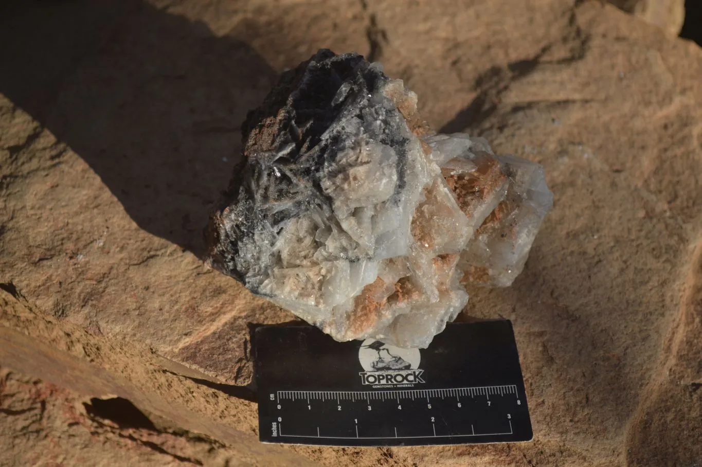 Natural Rare Bladed Barite Specimens x 3 From Congo