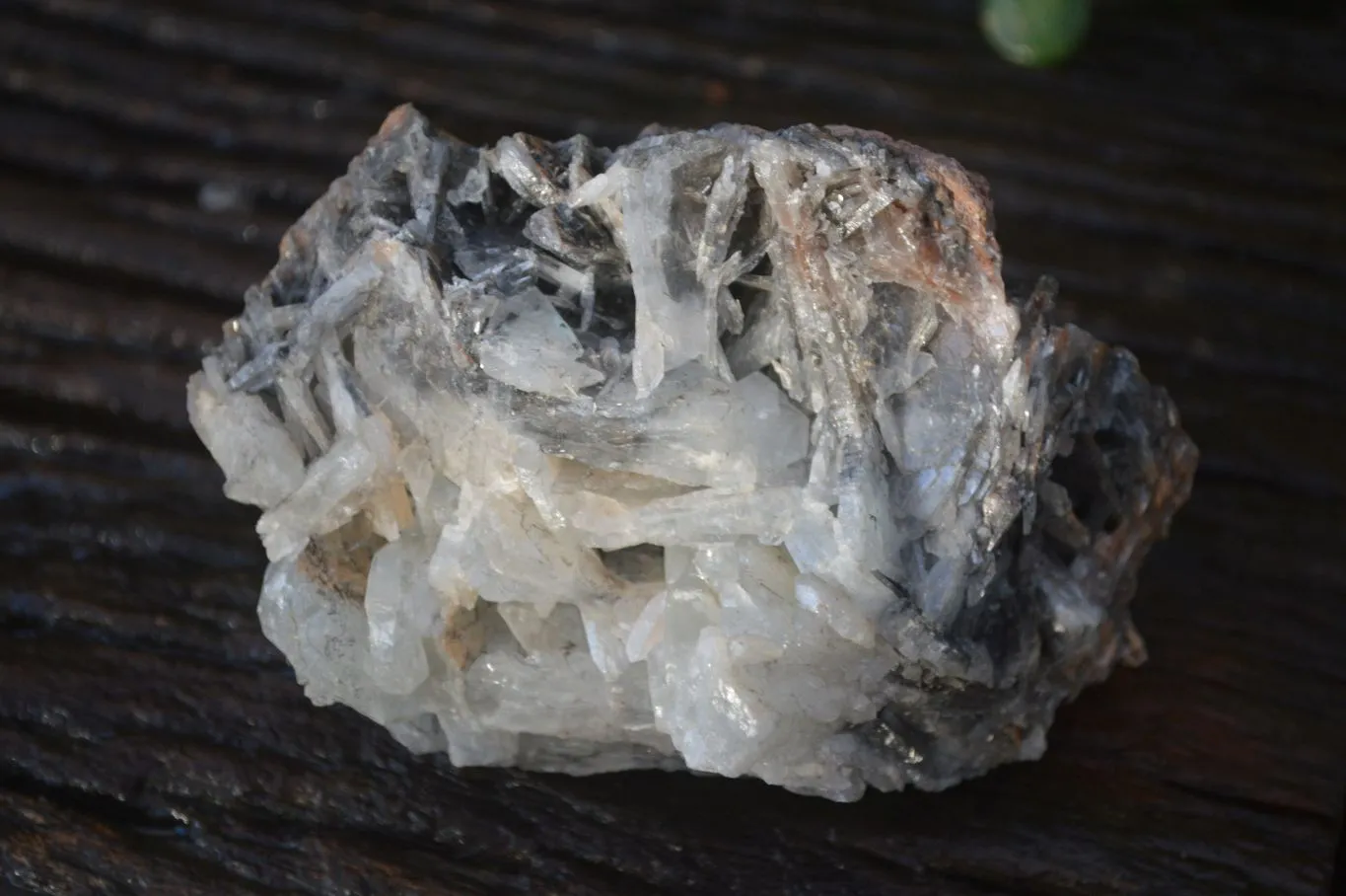 Natural Rare Bladed Barite Specimens x 3 From Congo