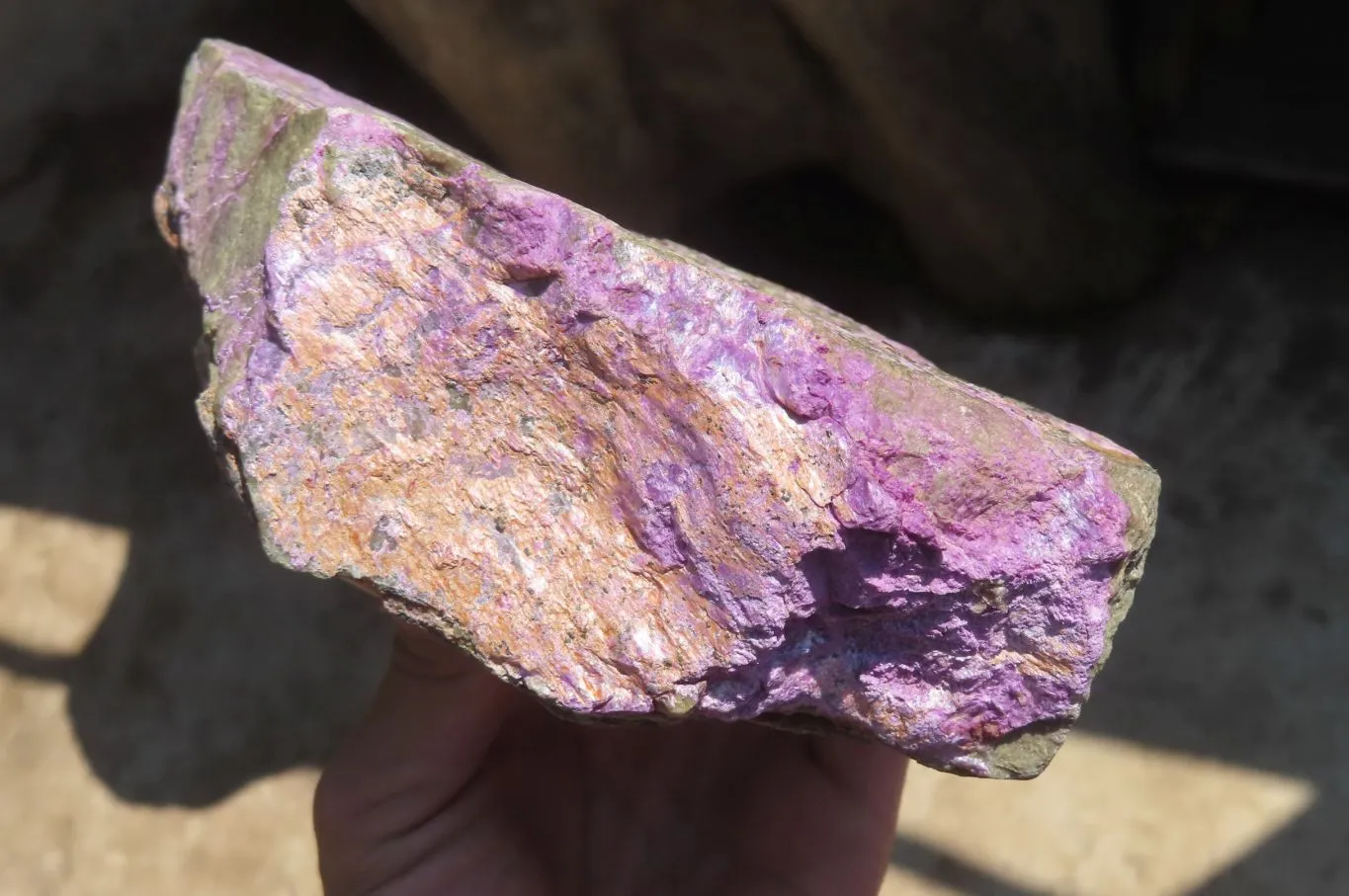 Natural Stichtite Specimen x 1 From Barberton, South Africa